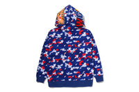 STA STRIKE CAMO SHARK RELAXED FIT FULL ZIP HOODIE