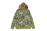 SPLASH CAMO SHARK FULL ZIP HOODIE