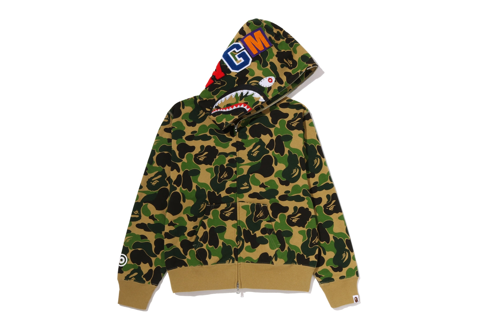 ABC CAMO CRYSTAL STONE SHARK FULL ZIP HOODIE LADIES – eu.bape.com
