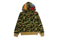 ABC CAMO CRYSTAL STONE SHARK FULL ZIP HOODIE LADIES