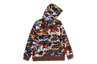 HYBRID CAMO SHARK ZIP HOODIE JUNIOR