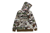 HYBRID CAMO SHARK ZIP HOODIE JUNIOR