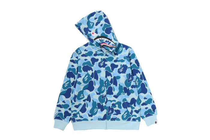 ABC CAMO SHARK ZIP HOODIE JUNIOR