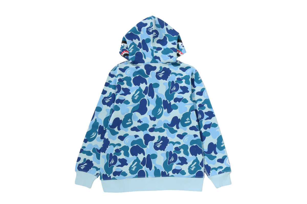 ABC CAMO SHARK ZIP HOODIE JUNIOR