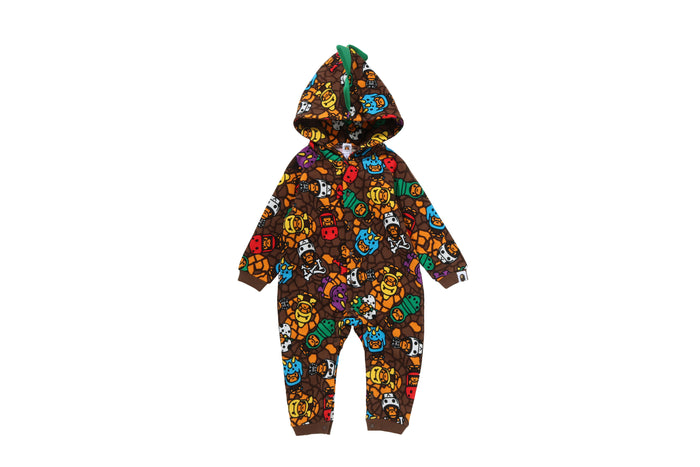 MILO MULTI DINOSAURS PATTERN COVERALL KIDS