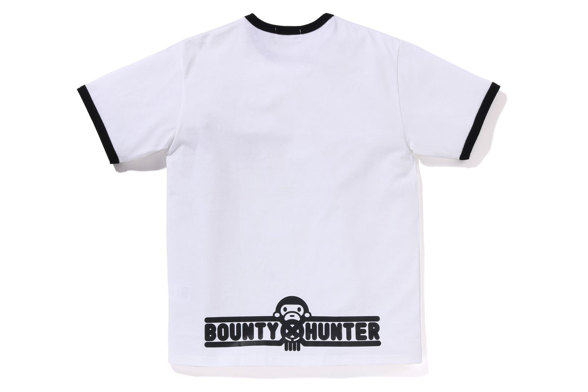 BAPE X BOUNTY HUNTER - BABY MILO RINGER TEE MENS