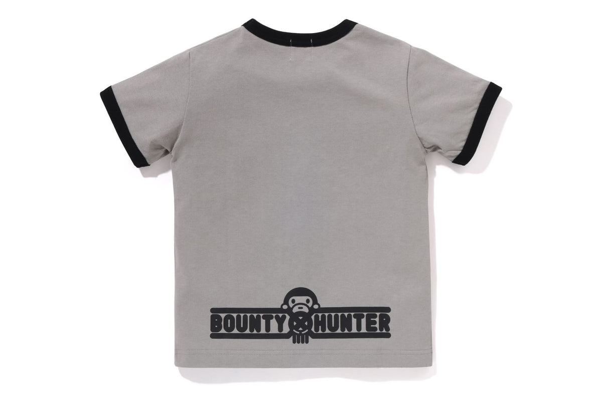 BAPE X BOUNTY HUNTER - BABY MILO RINGER TEE KIDS