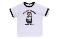 BAPE X BOUNTY HUNTER - BABY MILO RINGER TEE KIDS