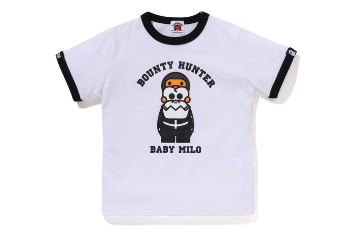 BAPE X BOUNTY HUNTER - BABY MILO RINGER TEE KIDS