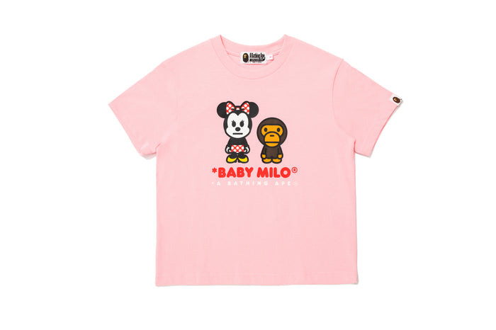 BAPE X DISNEY MINNIE MOUSE BABY MILO MINI TEE LADIES