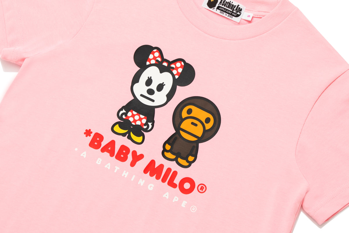 BAPE X DISNEY MINNIE MOUSE BABY MILO MINI TEE LADIES