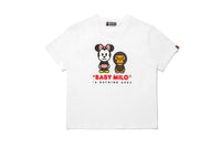 BAPE X DISNEY MINNIE MOUSE BABY MILO MINI TEE LADIES