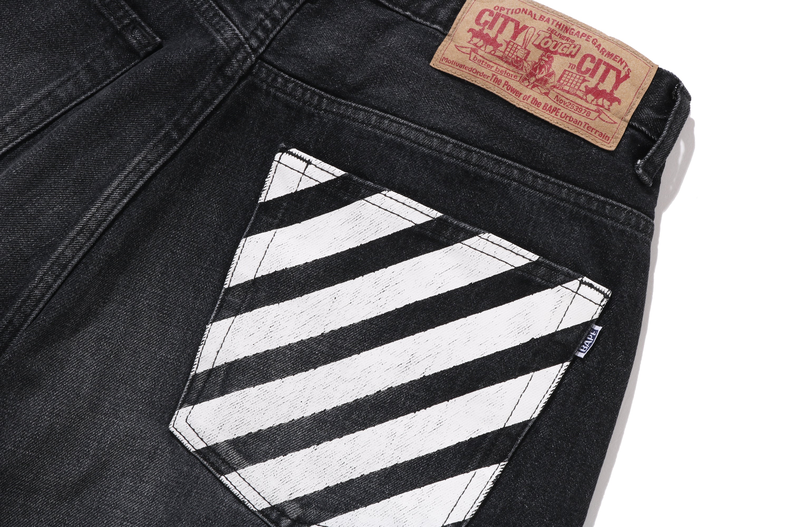 MILO FACE 13 OZ DENIM PANTS – eu.bape.com