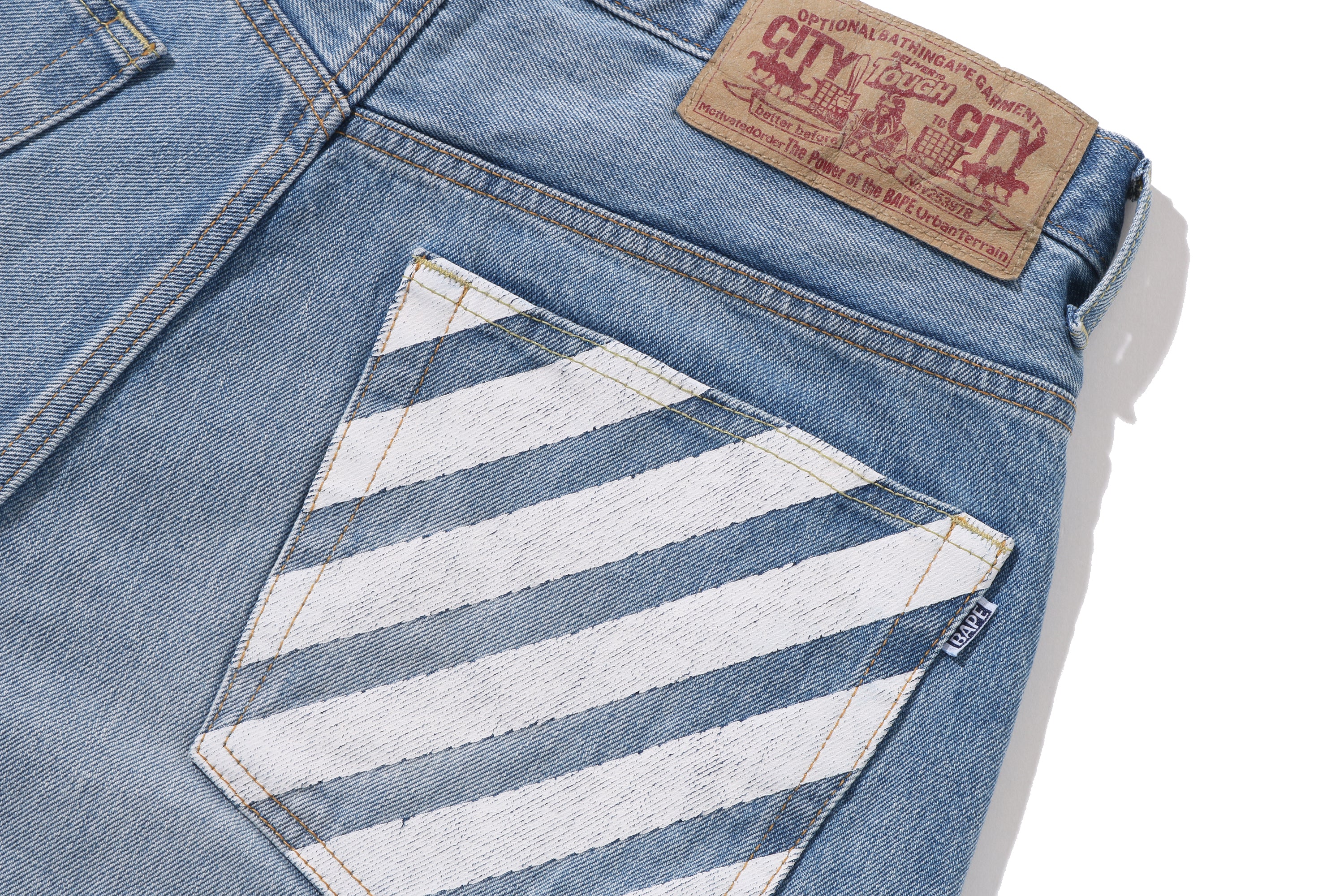 MILO FACE 13 OZ DENIM PANTS – eu.bape.com