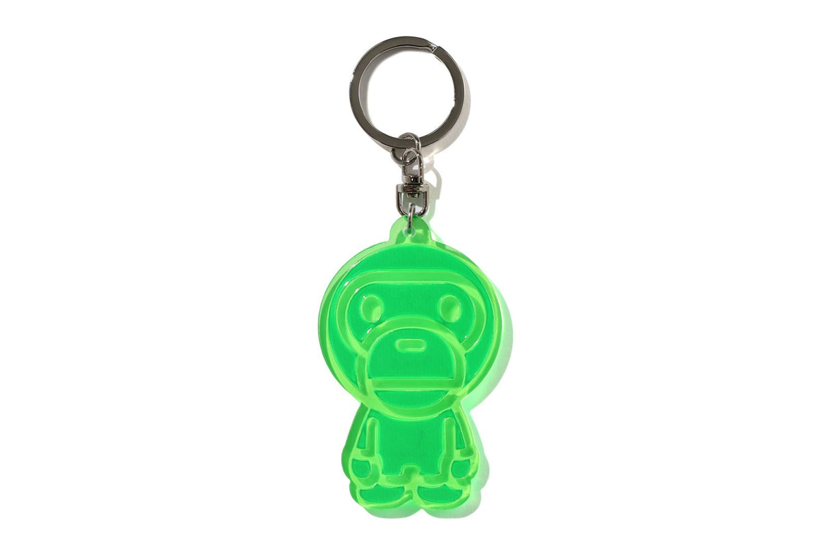 BABY MILO REFLECTIVE KEYCHAIN – eu.bape.com