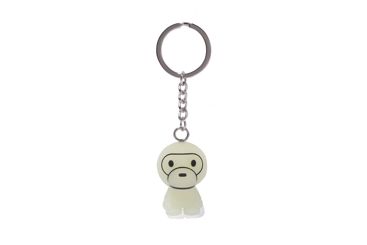 GLOW IN THE DARK BABY MILO KEYCHAIN – eu.bape.com