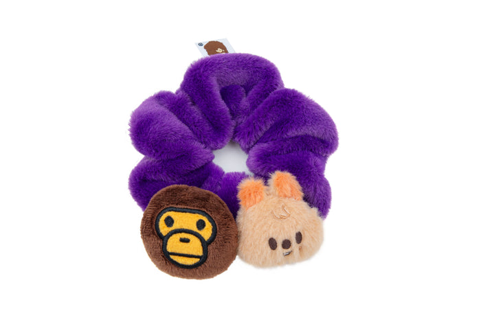 BAPE X STRAY KIDS HAN QUOKKA BABY MILO SCRUNCHIE
