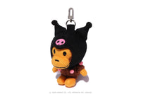 BAPE X KUROMI PLUSH DOLL KEYCHAIN
