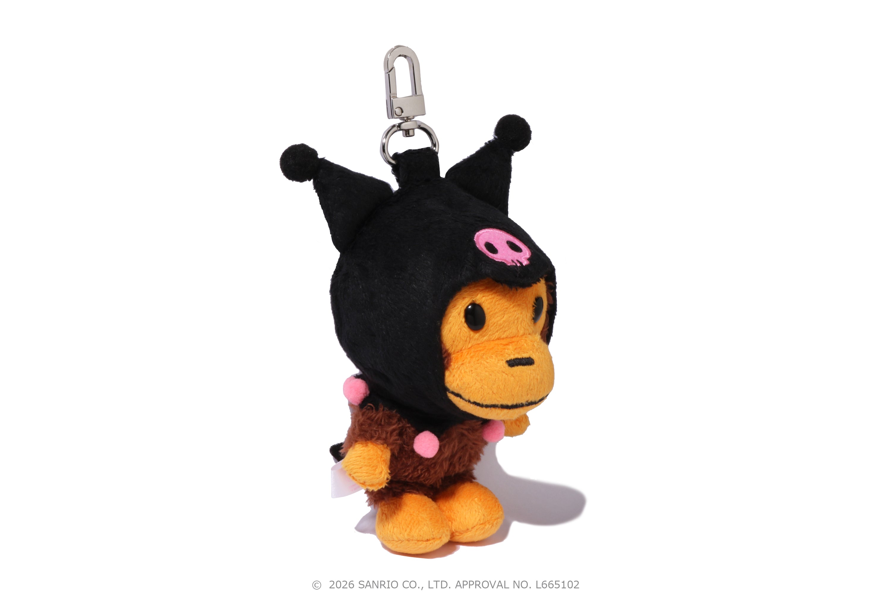 BAPE X KUROMI PLUSH DOLL サンリオ　ぬいぐるみ BAPE X KUROMI PLUSH DOLL KEYCHAIN – eu.bape.com