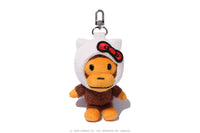 BAPE X HELLO KITTY PLUSH DOLL KEYCHAIN L