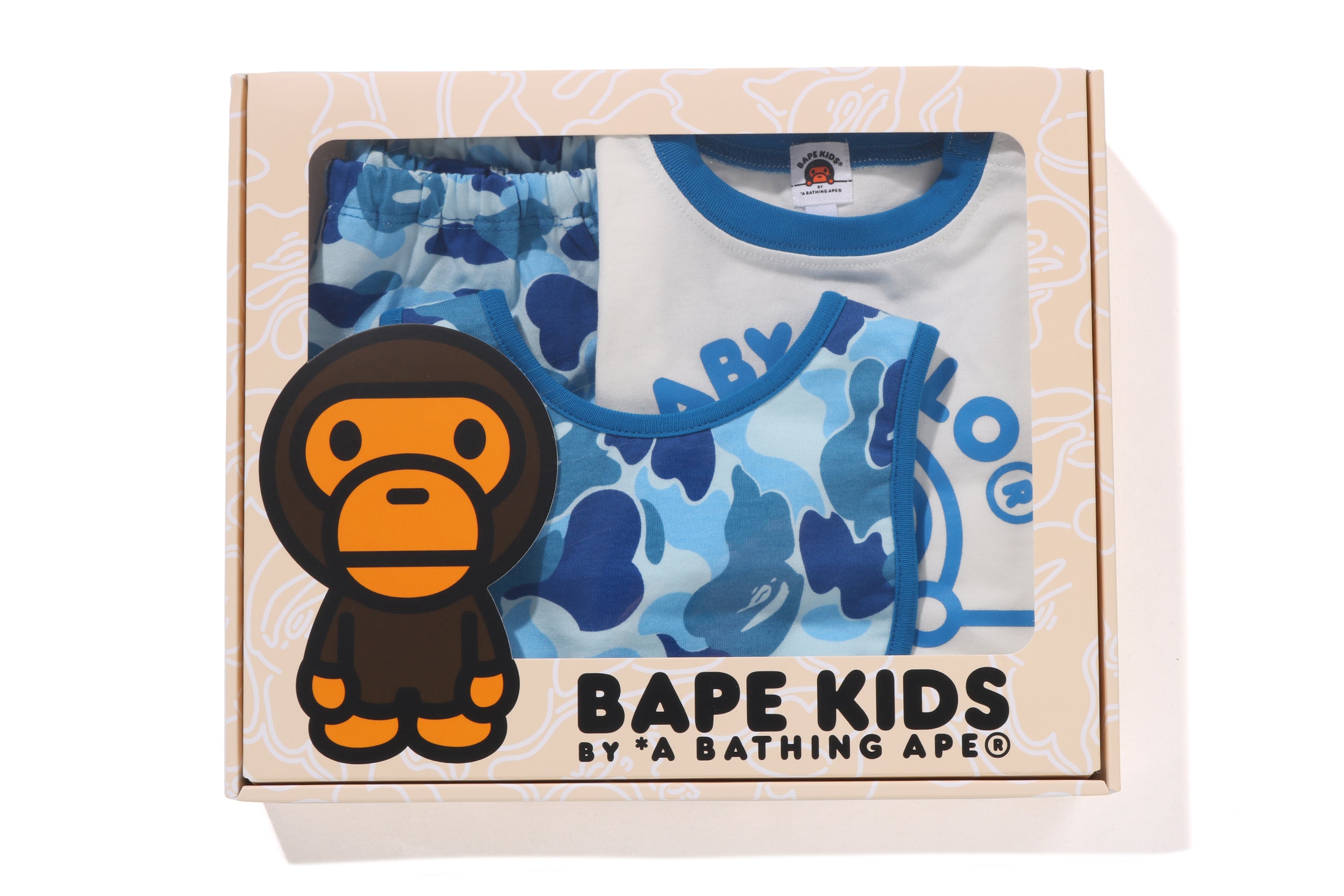 A BATHING APE BABY MILO ベビー服 3点セット ABC CAMO BABY MILO BABY GIFT SET KIDS – eu.bape.com