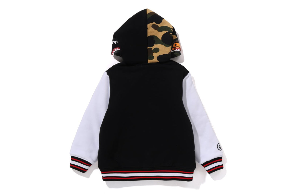 MILO SHARK HOODIE SWEAT VARSITY JACKET KIDS