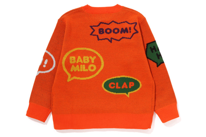 BABY MILO PALLONCINO CON DISCORSO IN MAGLIA PER BAMBINI