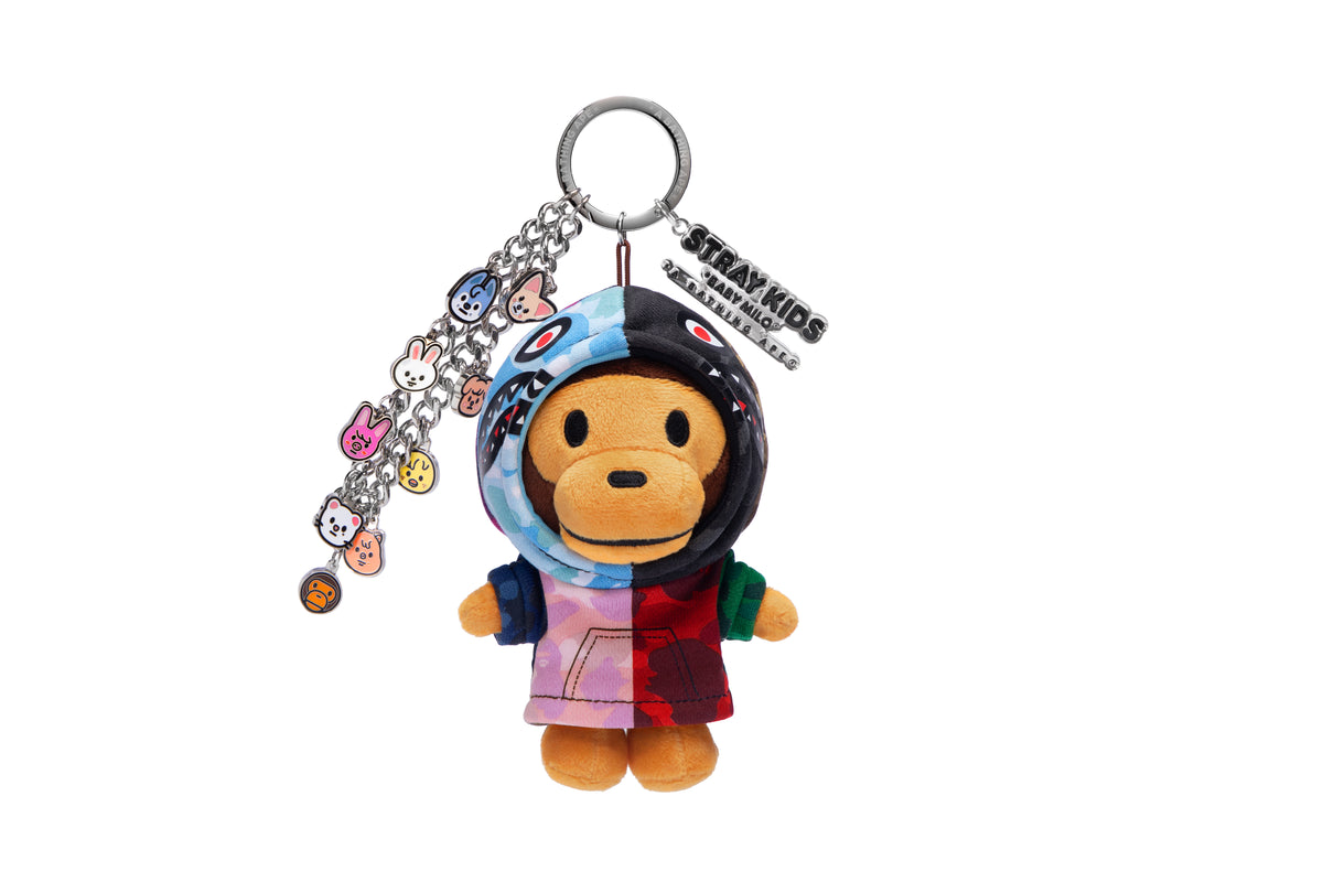 BAPE X STRAYKIDS BABY MILO PLUSH DOLL KEYCHAIN