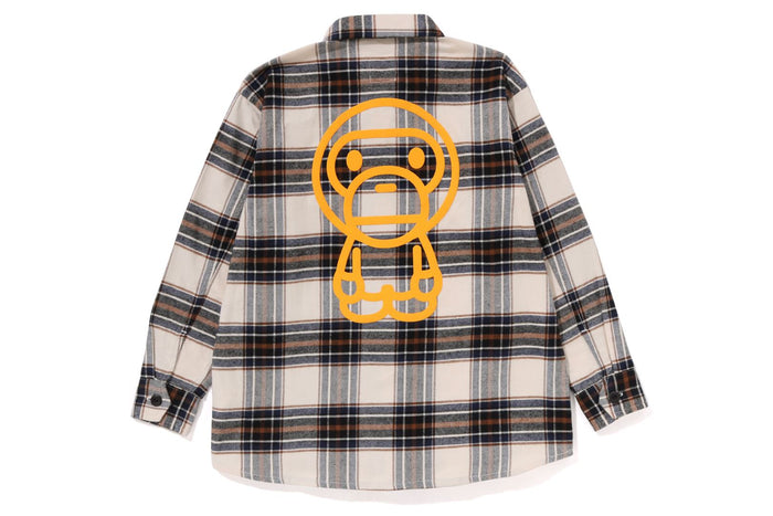 CHECK CAMICIA RICAMO BABY MILO BAMBINI