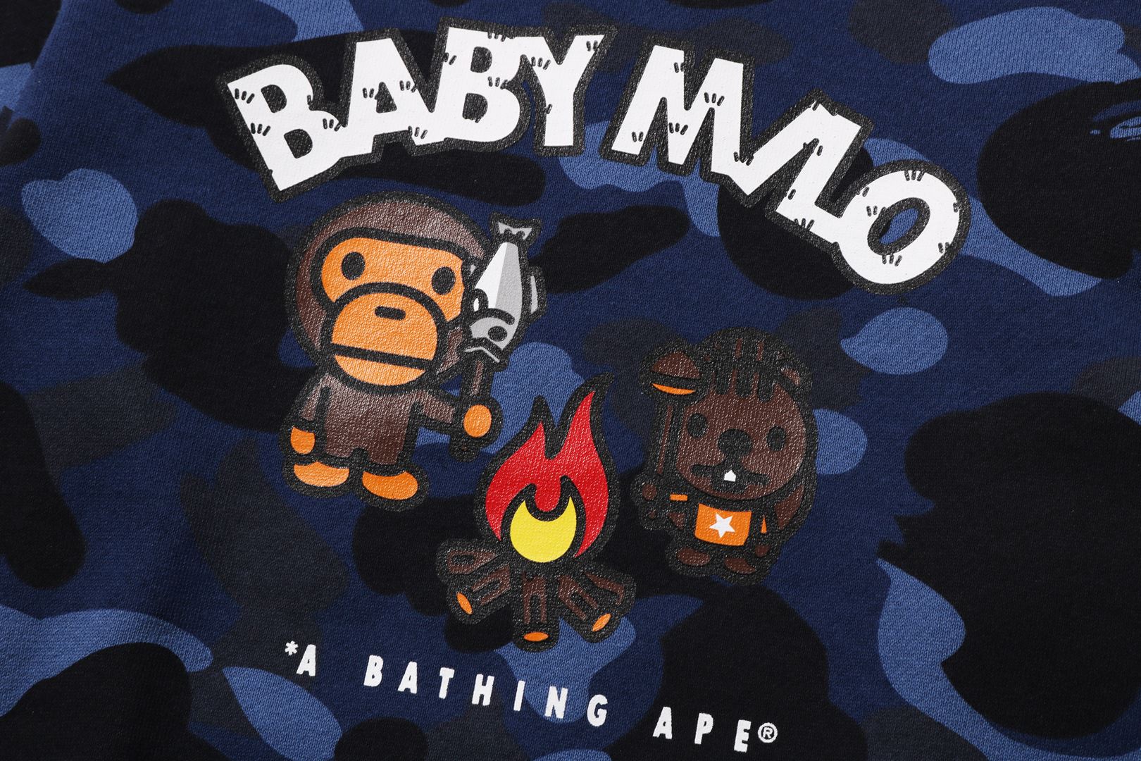 COLOR CAMO BABY MILO CAMP CREWNECK KIDS – eu.bape.com