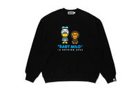 BAPE X DISNEY DONALD DUCK BABY MILO RELAXED FIT CREWNECK