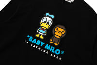 BAPE X DISNEY DONALD DUCK BABY MILO RELAXED FIT CREWNECK