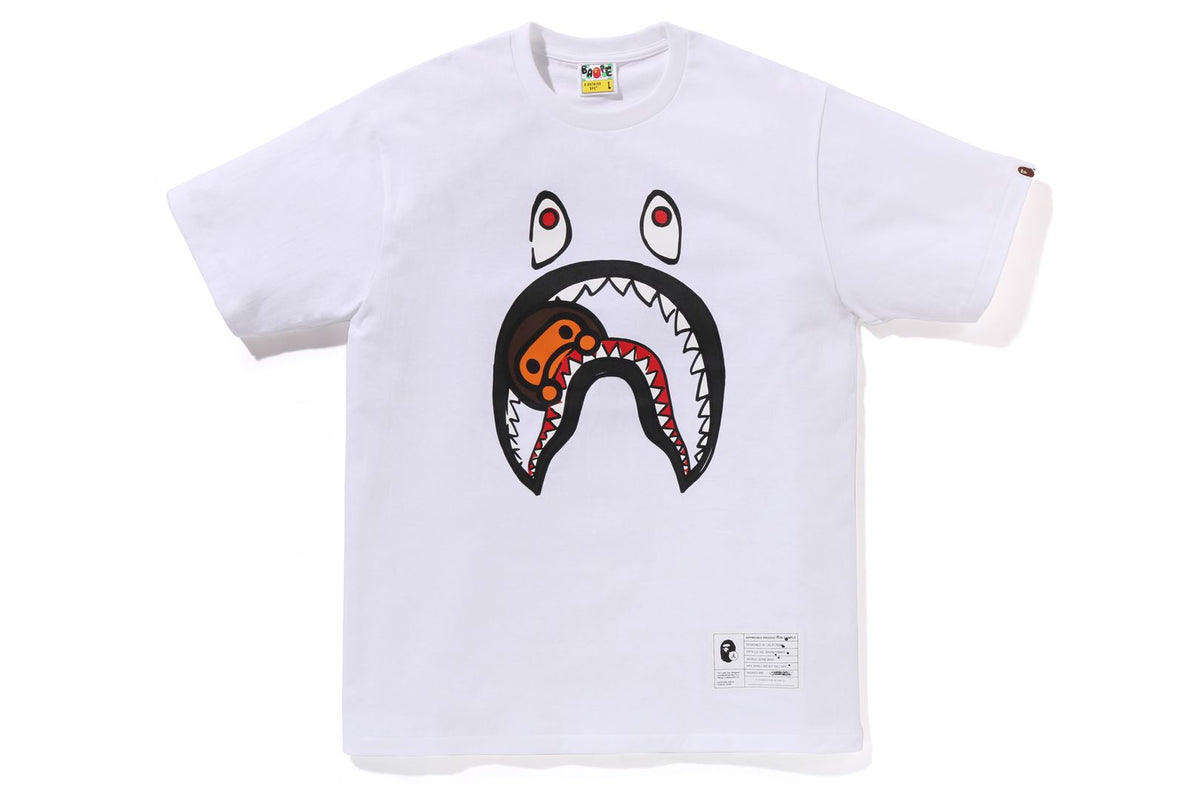 BAPE X JOSHUA VIDES - MILO SHARK TEE MENS