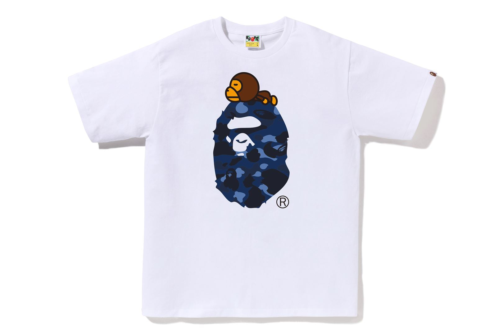 Brand New Bape Space Camo Milo Ape Tee Size Large outlet