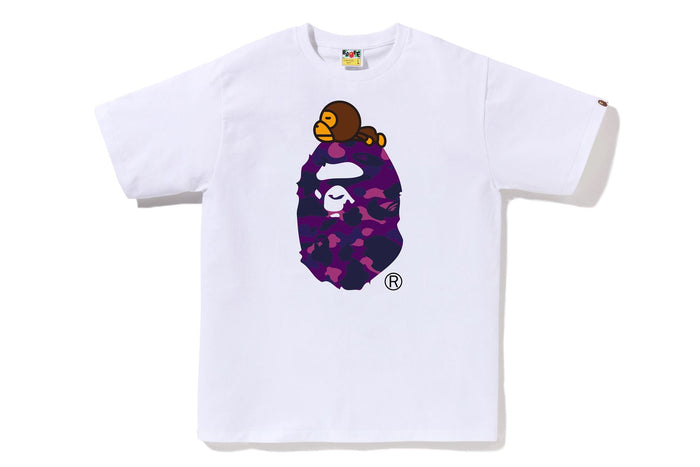 COLOR CAMO MILO ON BIG APE TEE MENS