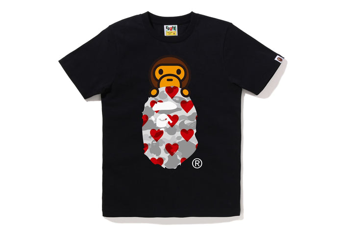 I LOVE BAPE MILO ON APE HEAD TEE LADIES