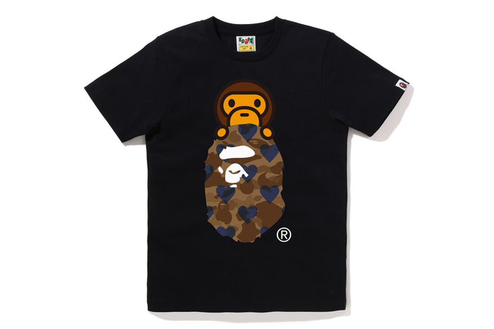 I LOVE BAPE MILO ON APE HEAD TEE LADIES