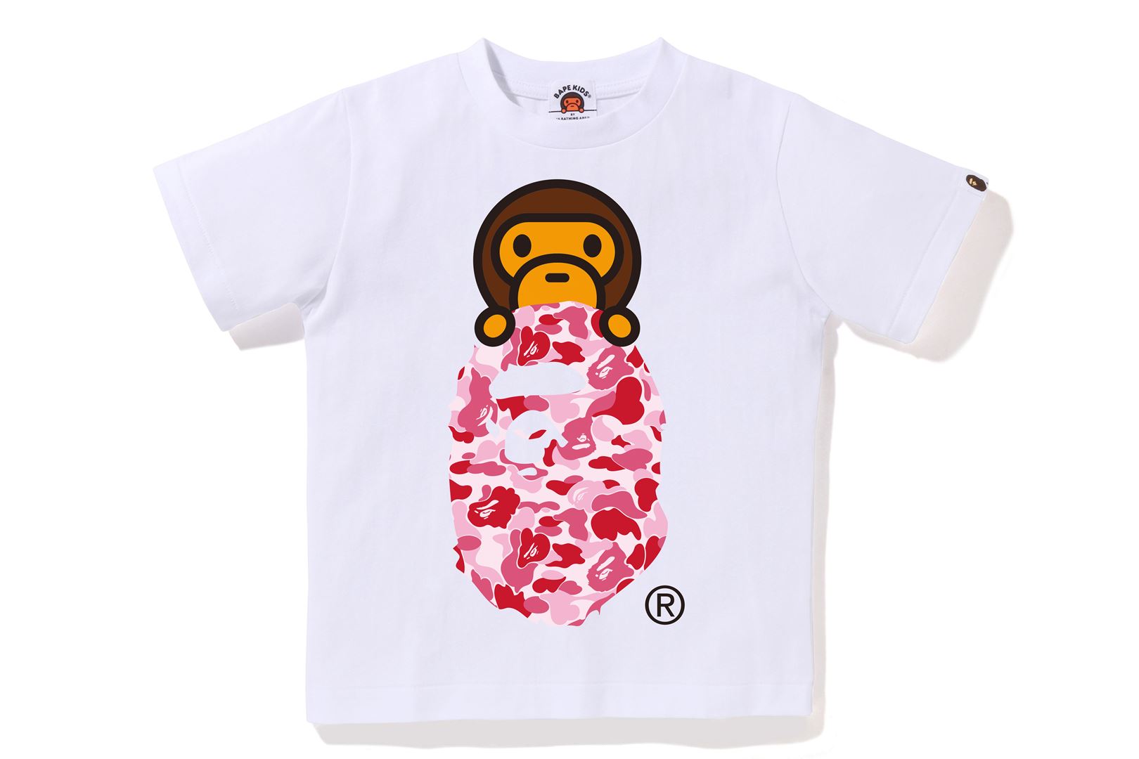 トップス A BATHING APE ABC CAMO BIG BABY MILO TEE ABC CAMO MILO ON APE HEAD TEE KIDS – eu.bape.com