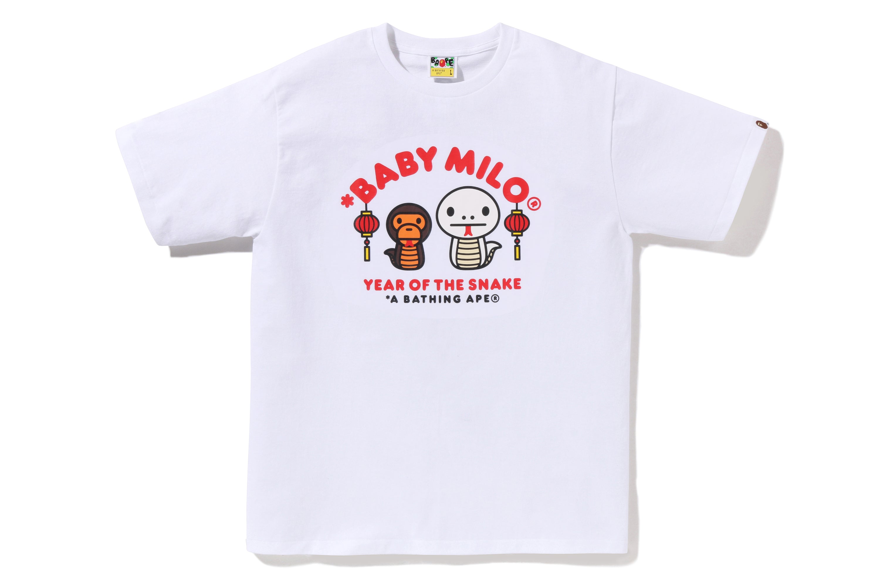 YEAR OF THE SNAKE BABY MILO TEE – eu.bape.com