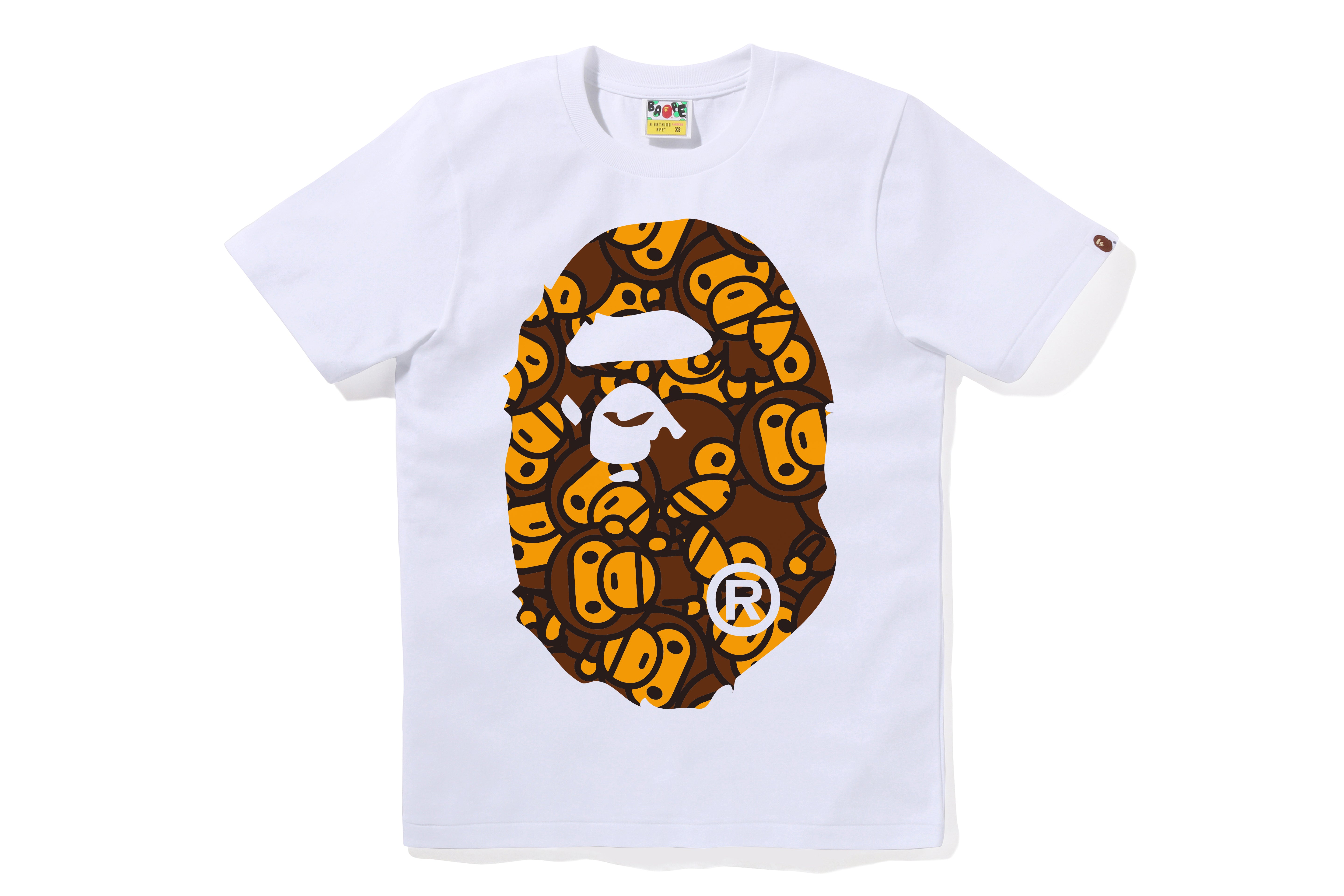 ALL BABY MILO BIG APE HEAD TEE LADIES – eu.bape.com