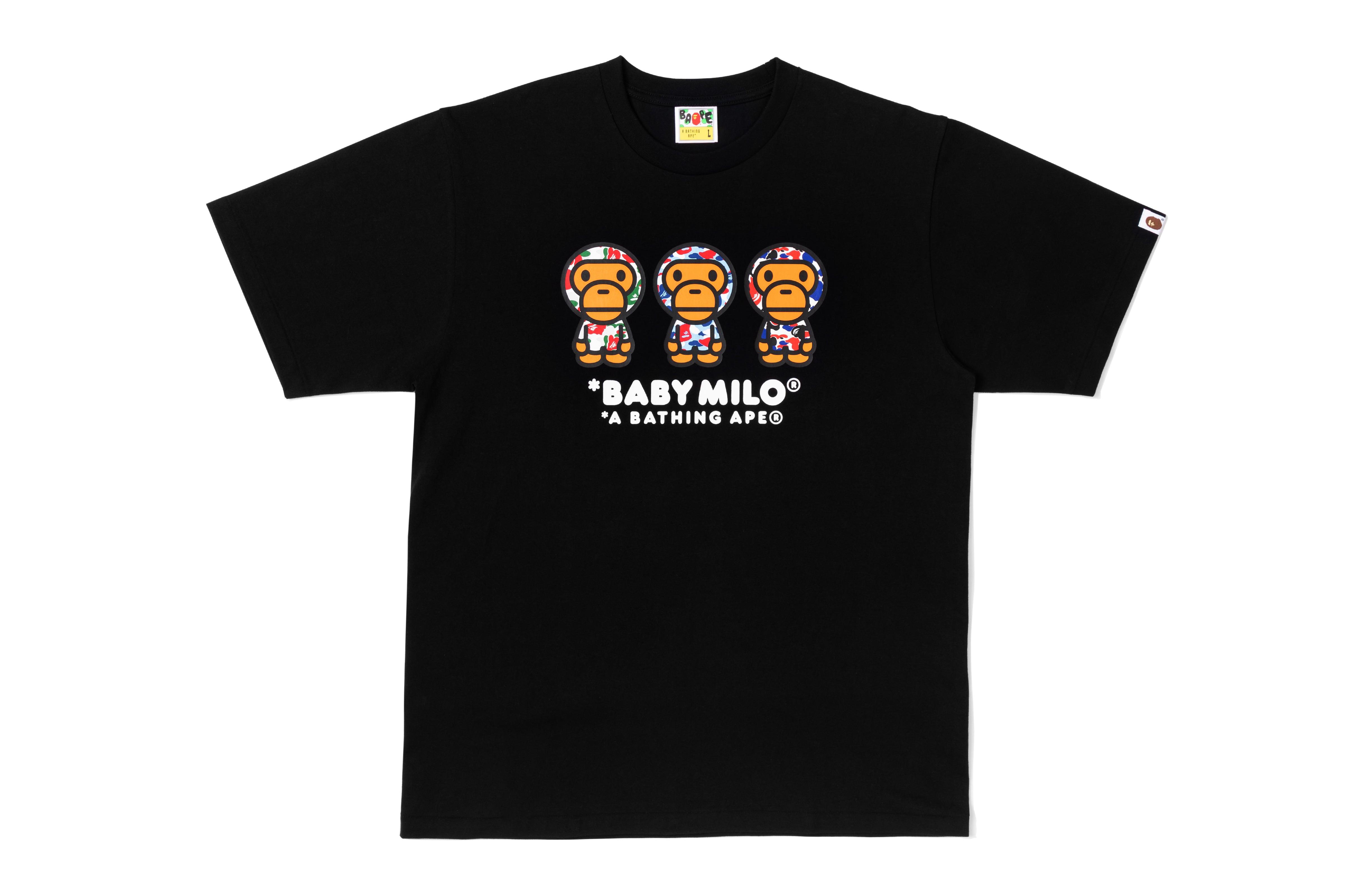 EU CAMO BABY MILO TEE – eu.bape.com