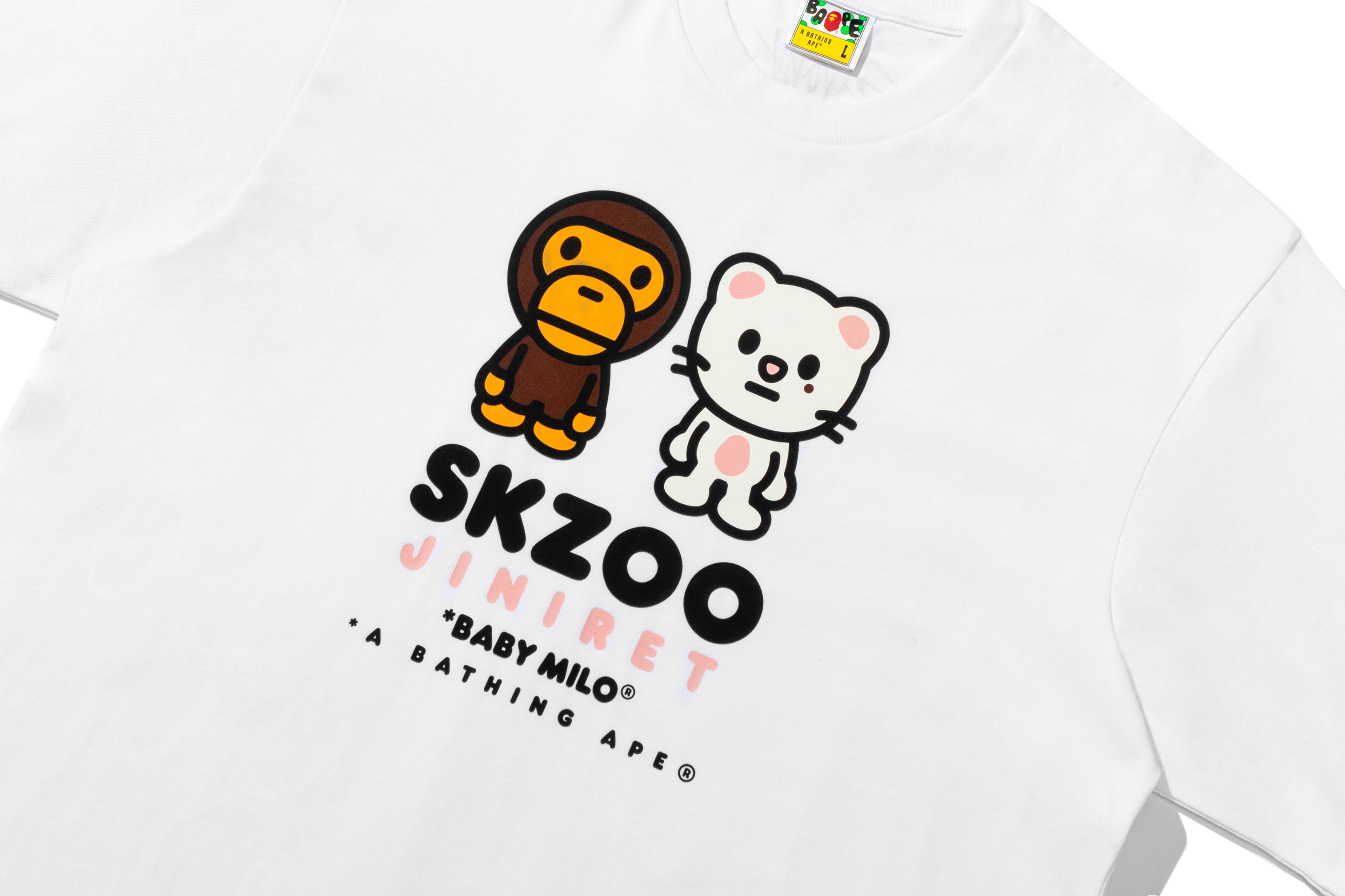 BAPE X STRAY KIDS JINIRET BABY MILO TEE – eu.bape.com