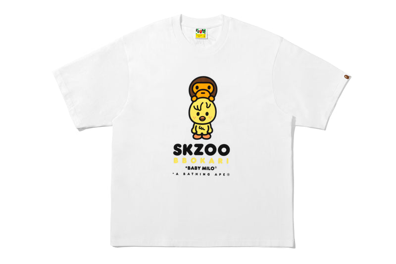 BAPE X STRAY KIDS  BBOKARI BABY MILO TEE