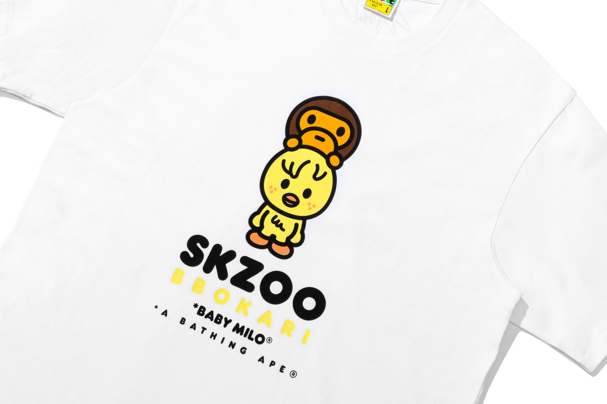 BAPE X STRAY KIDS  BBOKARI BABY MILO TEE