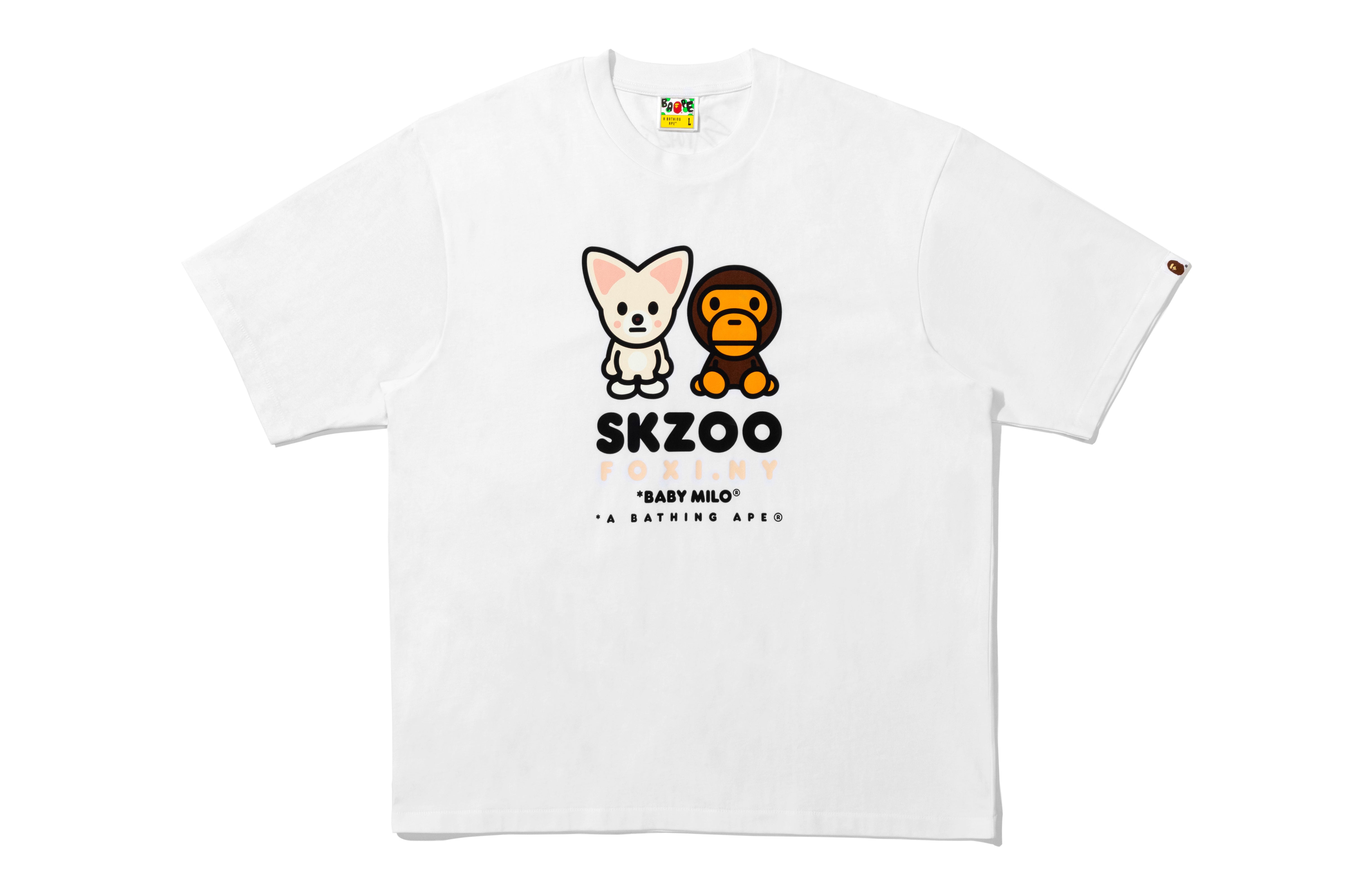 BAPE X STRAY KIDS FOXI.NY BABY MILO TEE – eu.bape.com