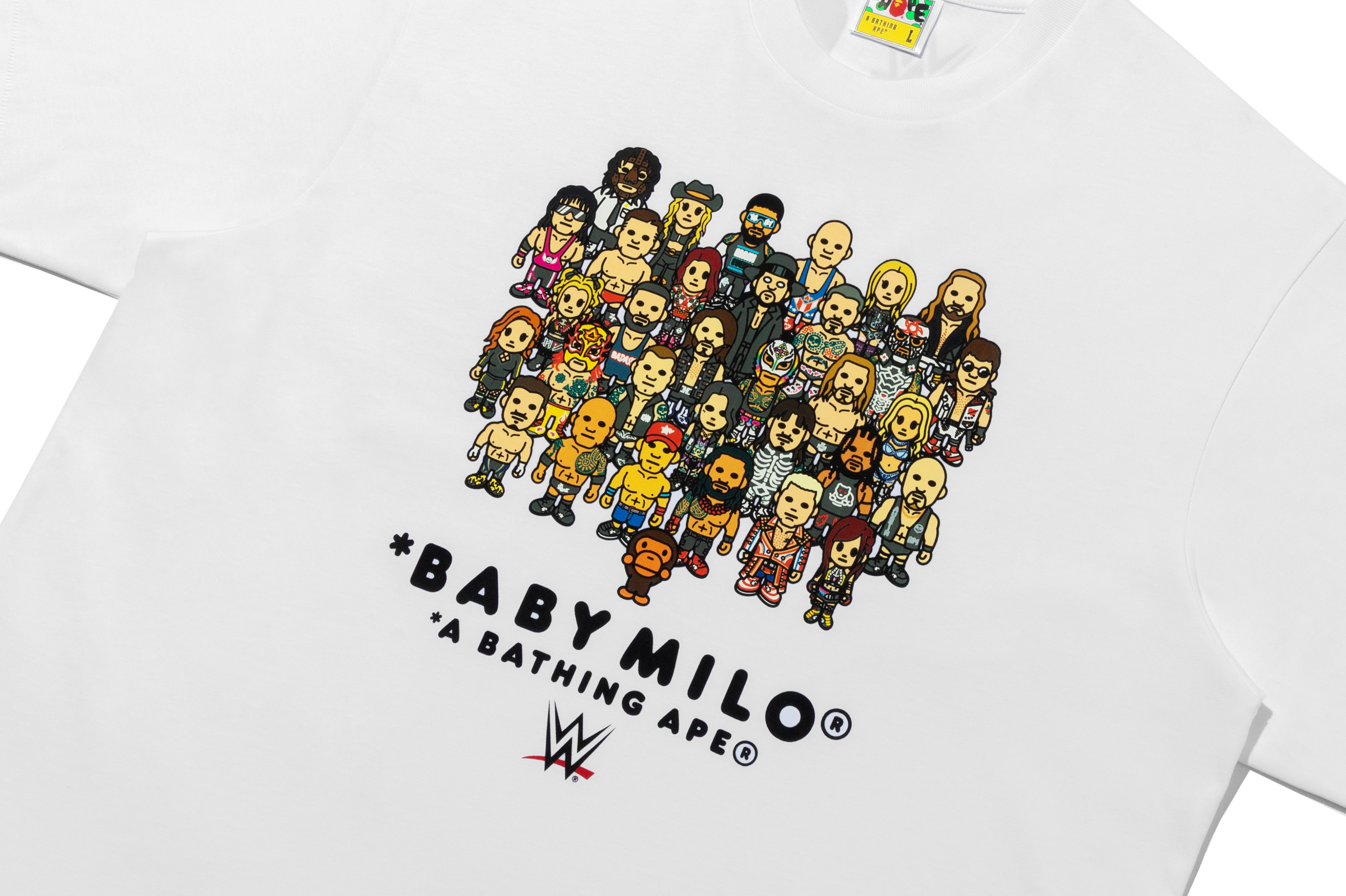BAPE X WWE WRESTLERS BABY MILO RELAXED FIT TEE – eu.bape.com