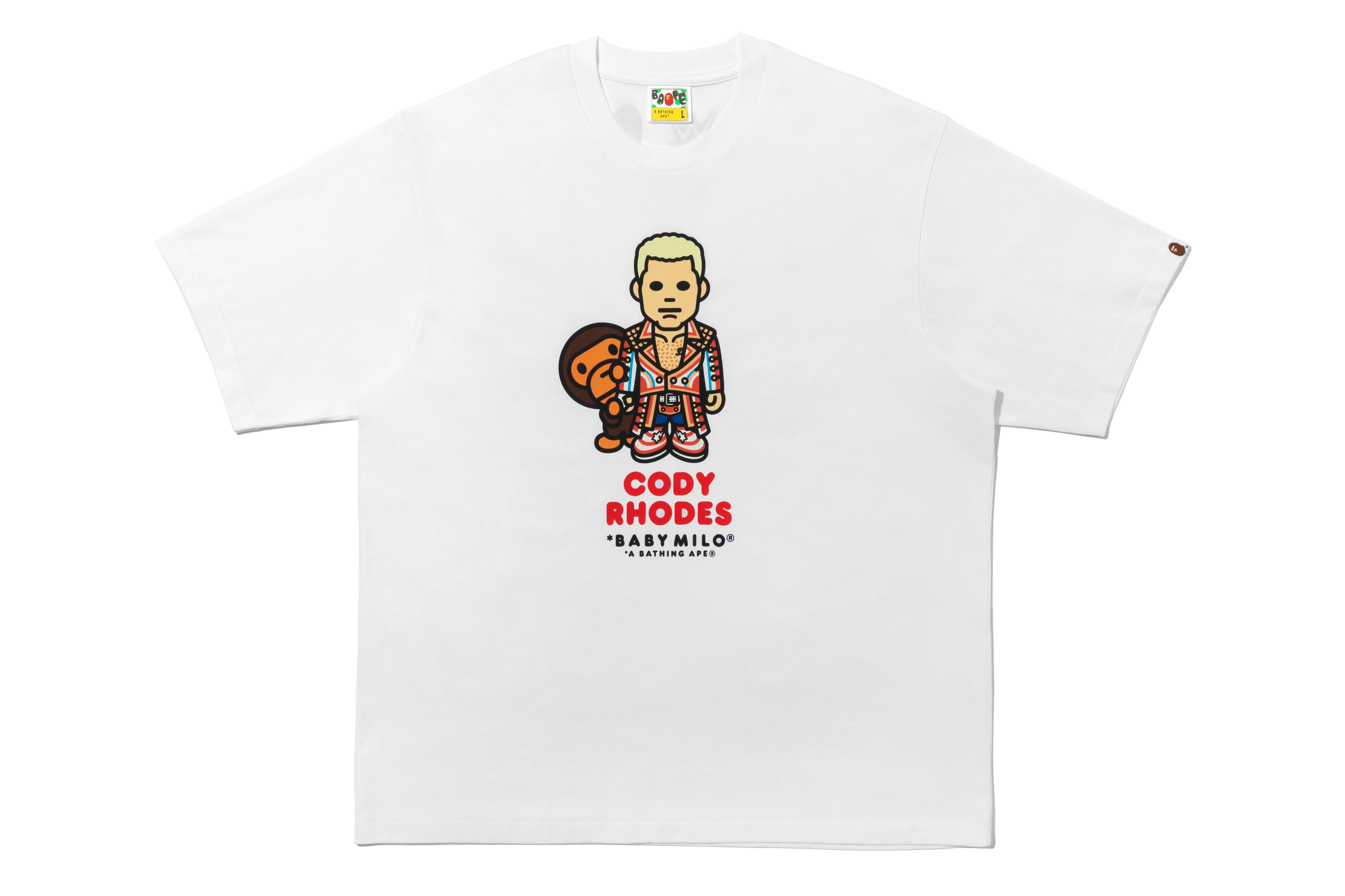 BAPE X WWE CODY RHODES BABY MILO RELAXED FIT TEE – eu.bape.com
