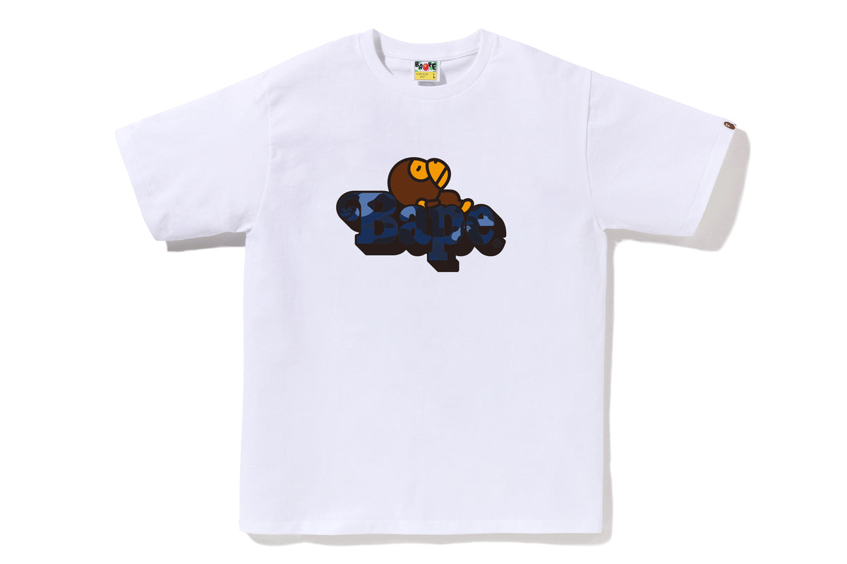 COLOR CAMO MILO ON BAPE TEE