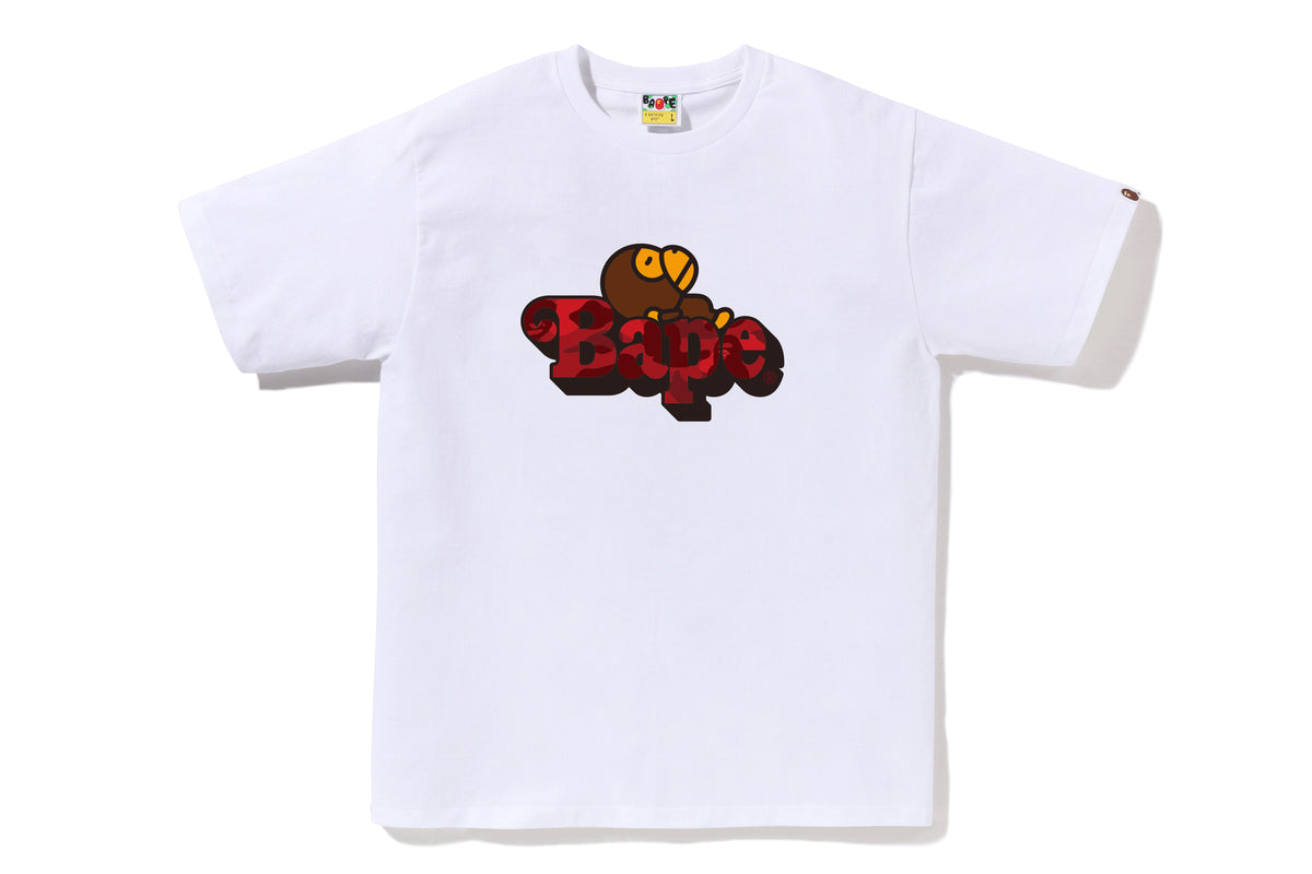 COLOR CAMO MILO ON BAPE TEE
