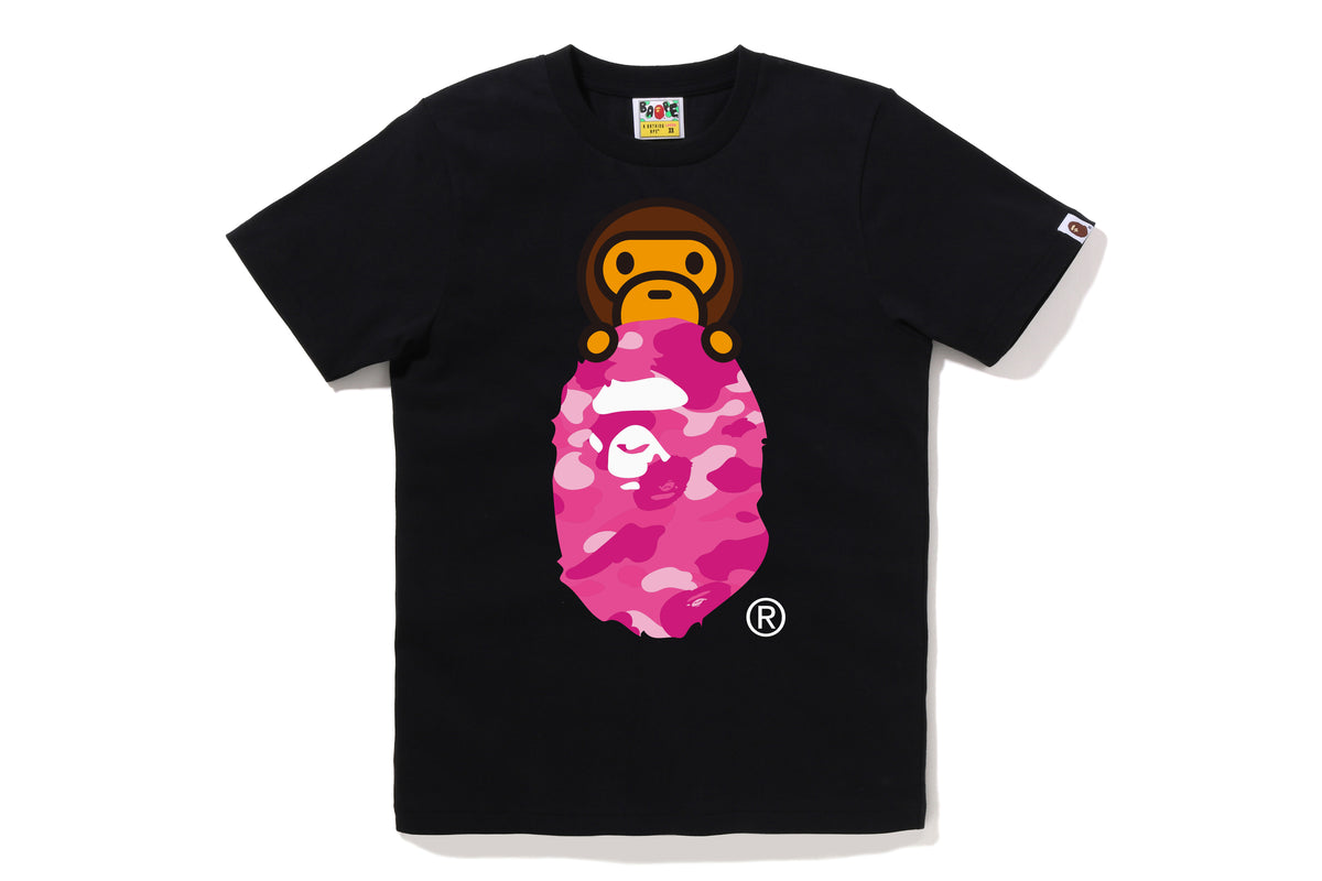 COLOR CAMO MILO ON APE HEAD TEE LADIES